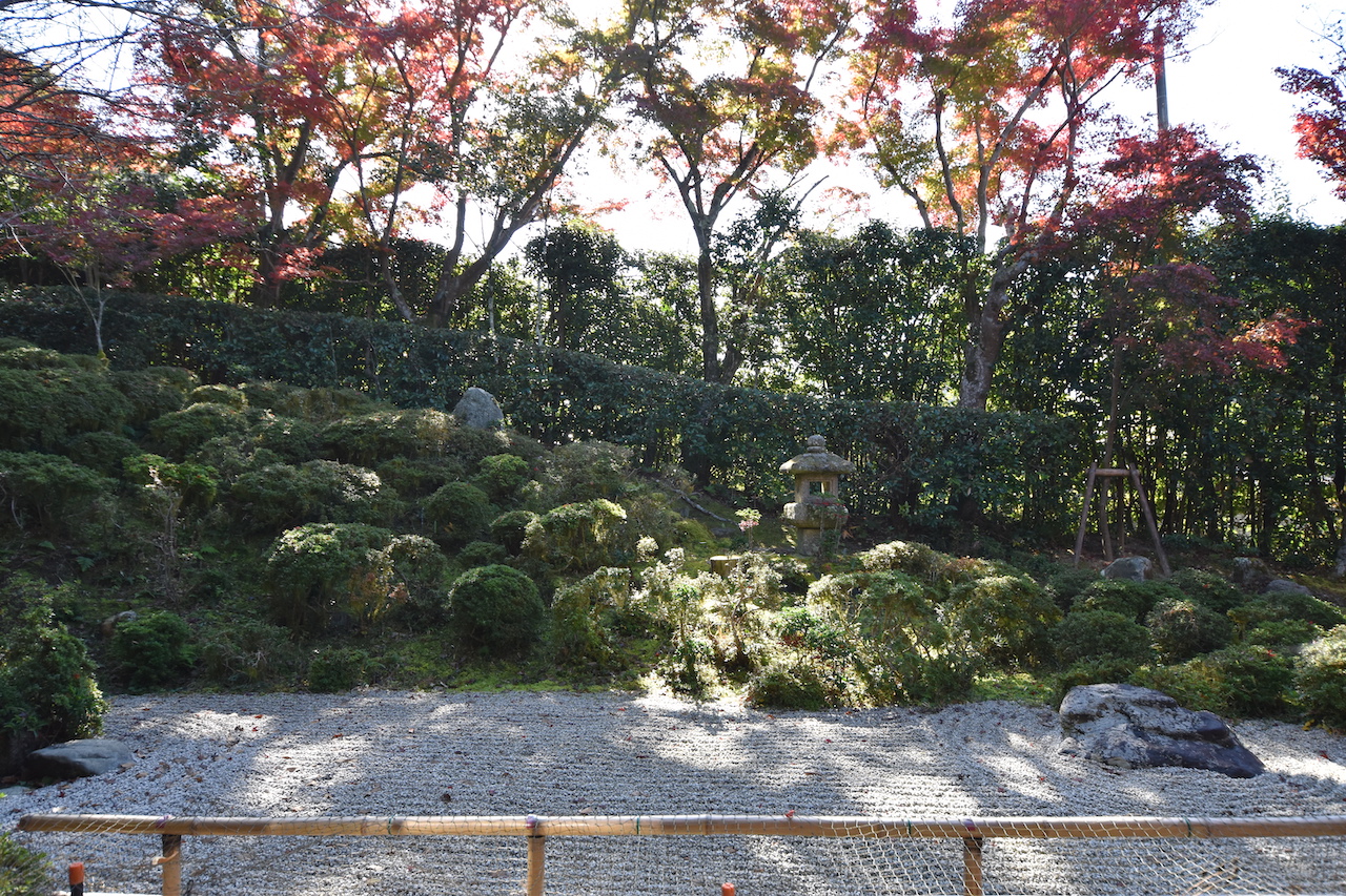 金福寺の枯山水庭園01