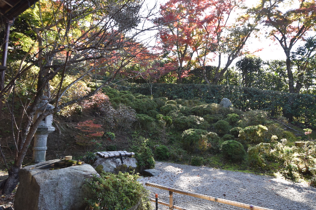 金福寺の枯山水庭園03